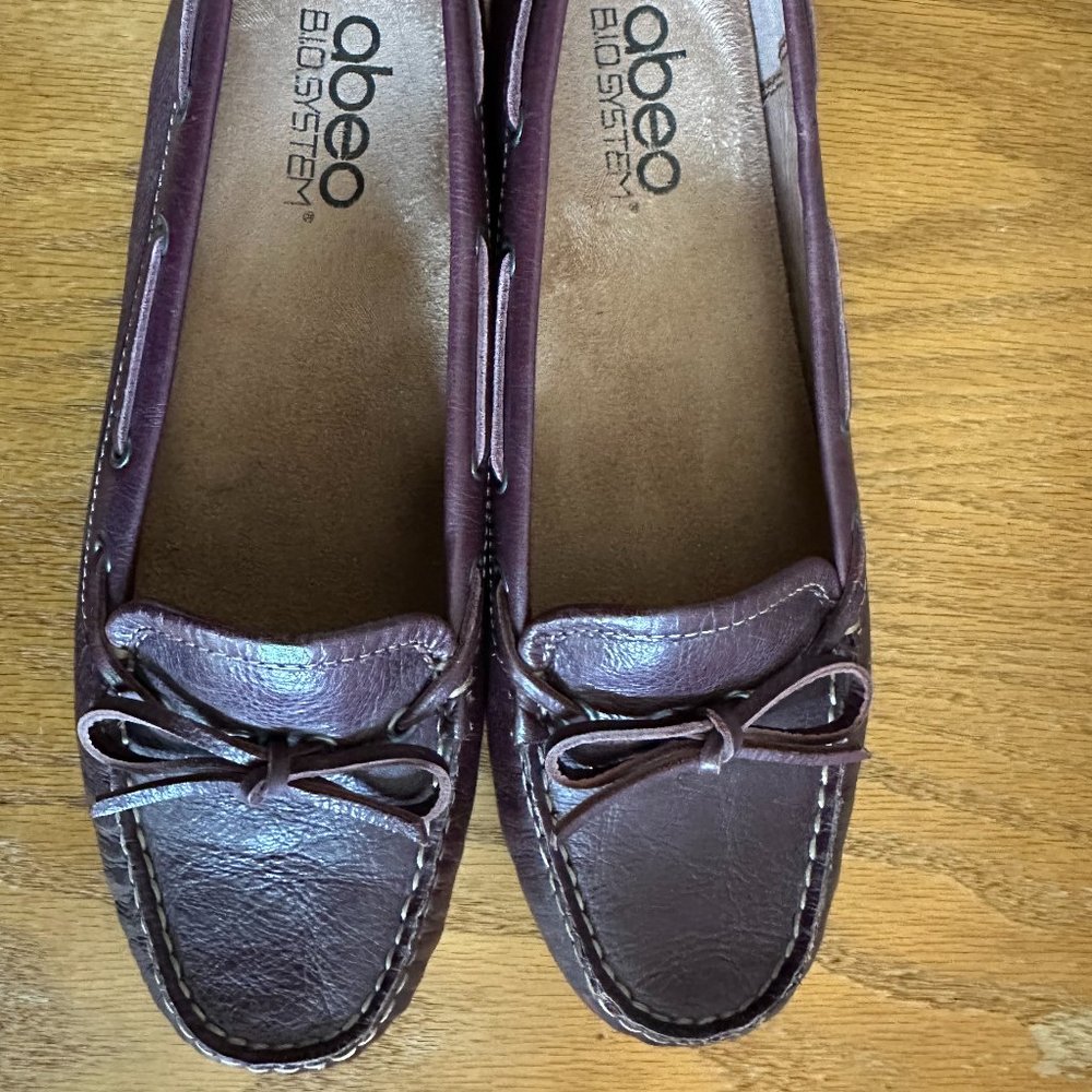 Abeo B.I.O.System Marilee Metatarsal Leather Moccasin Loafer Flats